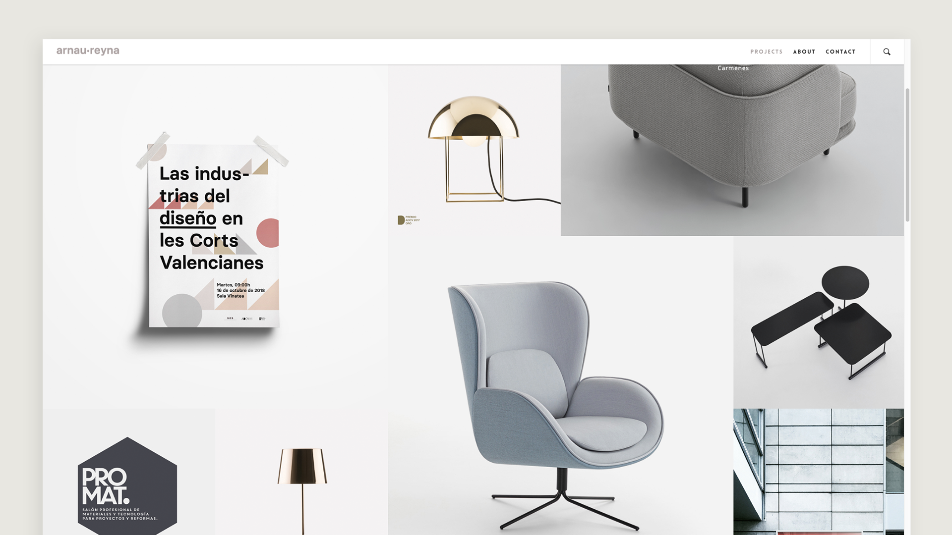 Arnau-Reyna website design system