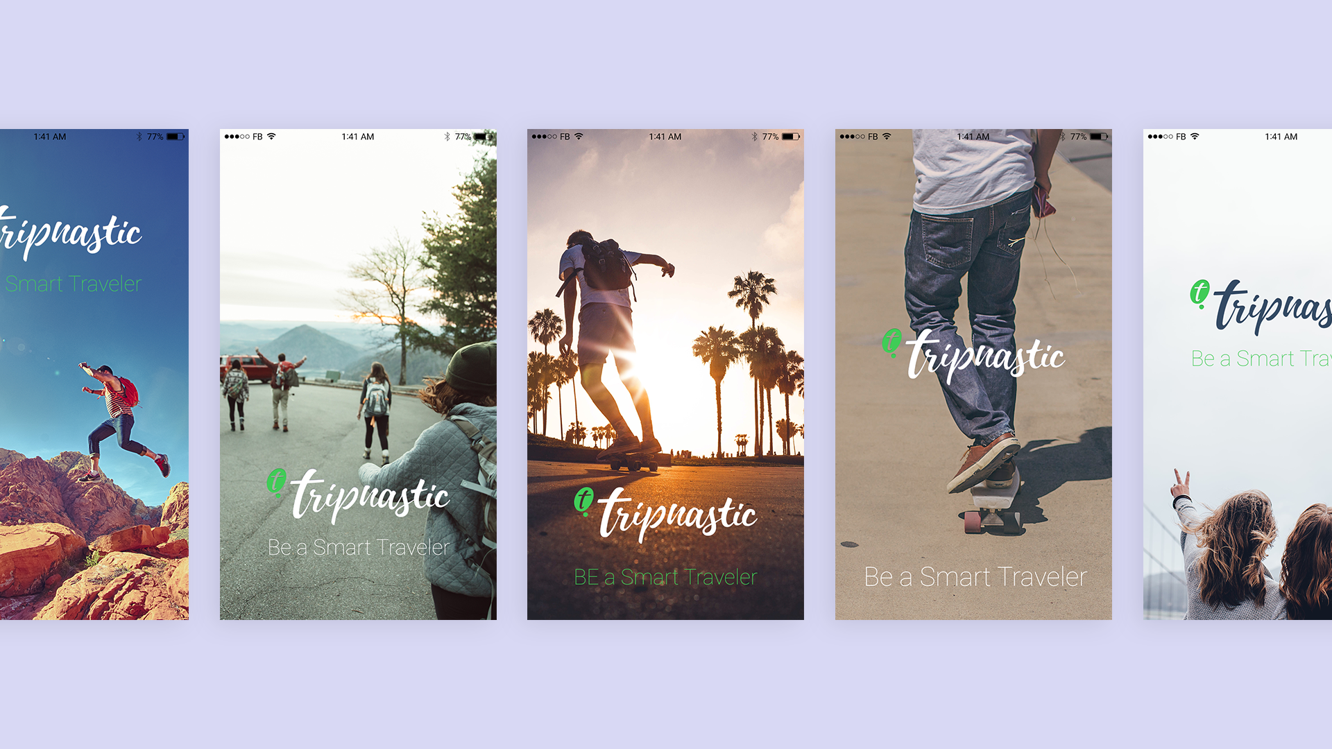 Tripnastic mobile app interface